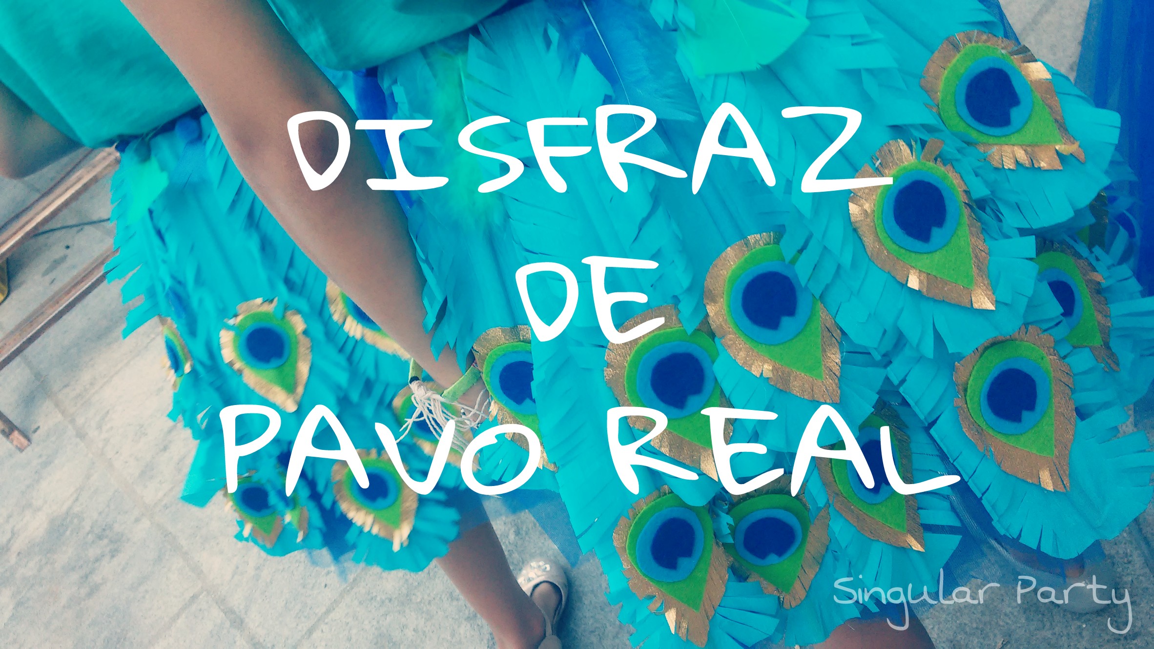 Disfraz Pavo real