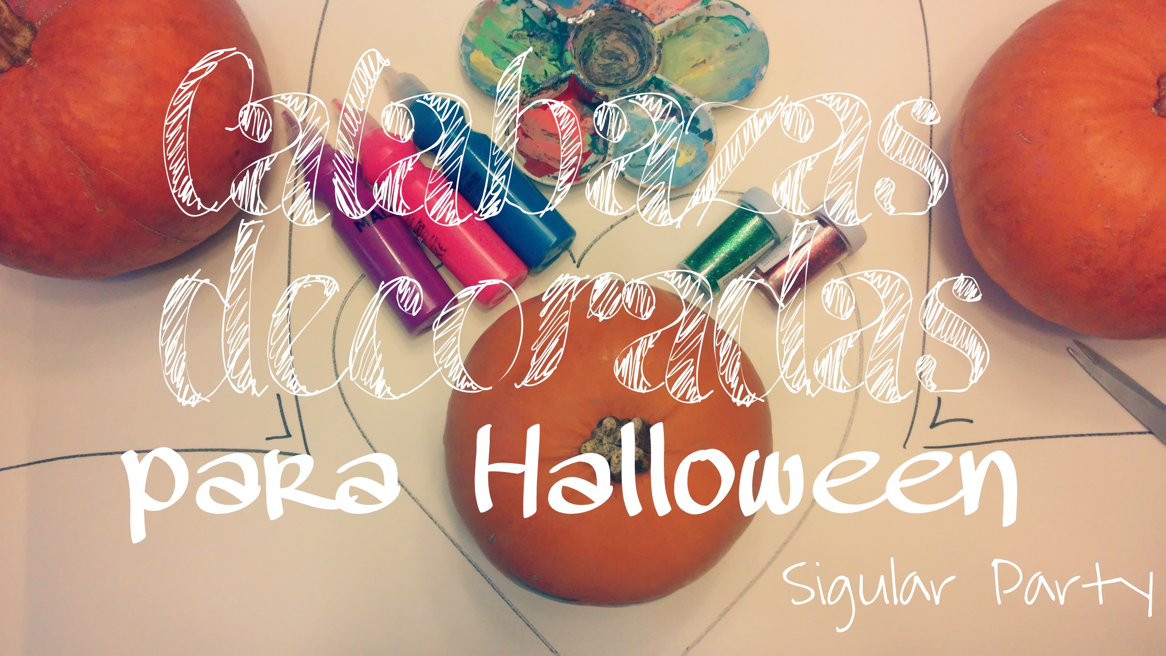 calabazas decoradas para Halloween